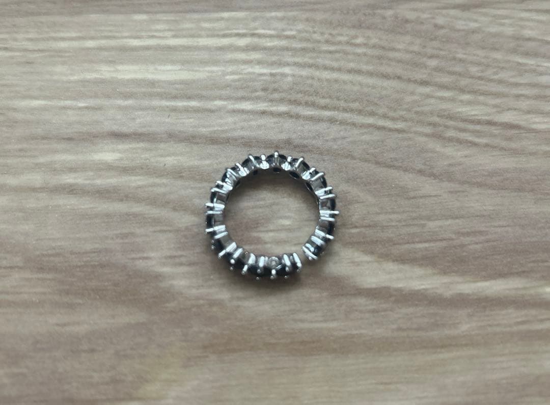 WOOINGリングフリーサイズ BTSジョングク使用 ブラック