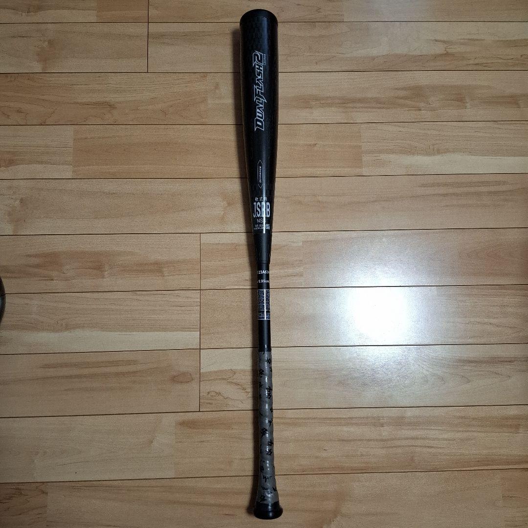 週末限定値下げ！早い者勝ち！一般軟式　デュアルフラッシュ2 ブラック　超美品 アシックス（ASICS）（メンズ）軟式用バット トップバランス デュアル