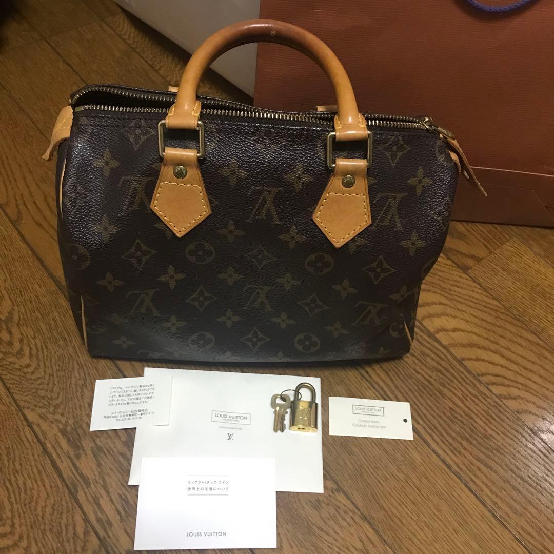ルイ・ヴィトン スピーディ25 ミニボストン 南京錠 鍵付き - メルカリ