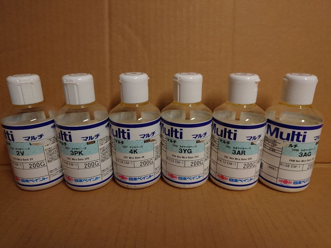 日本ペイント　マイカ、ネオマイカ6本セット マルチマイカベース｜日本ペイント株式会社