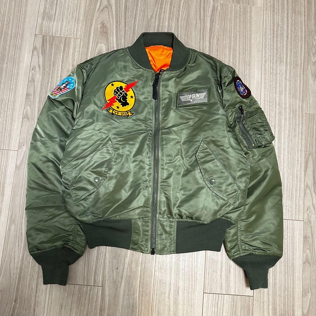 ALPHA INDUSTRIES MA-1 TOP GUN フライトジャケット 23alp50005.jpg