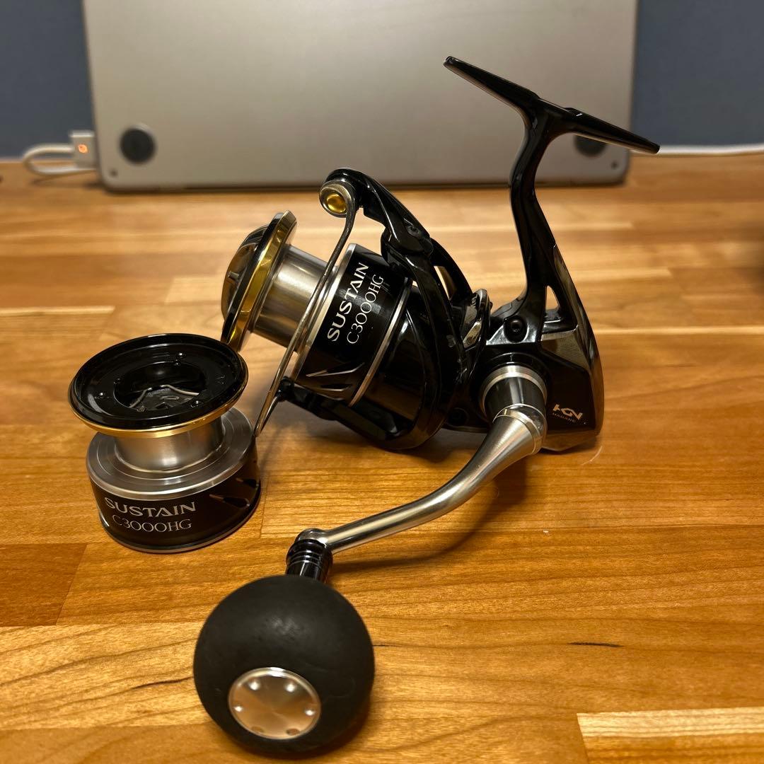 サステイン C3000HG スピニングリール　替えスプール　ステラ　ツインパワー 2026年最新】サステイン スプールの人気アイテム - メルカリ