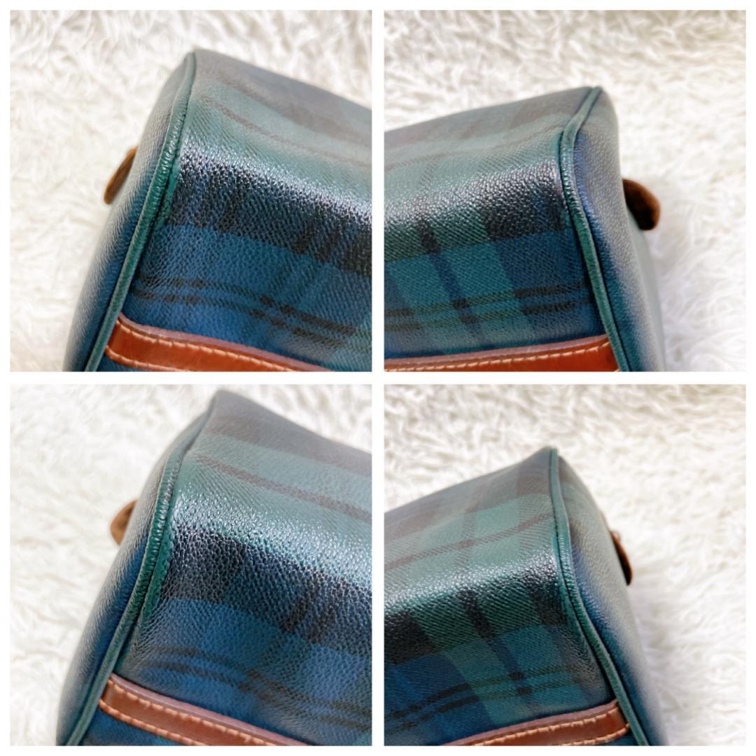 ポロラルフローレン ヴィンテージ ミニボストンバッグ PVC ブラック