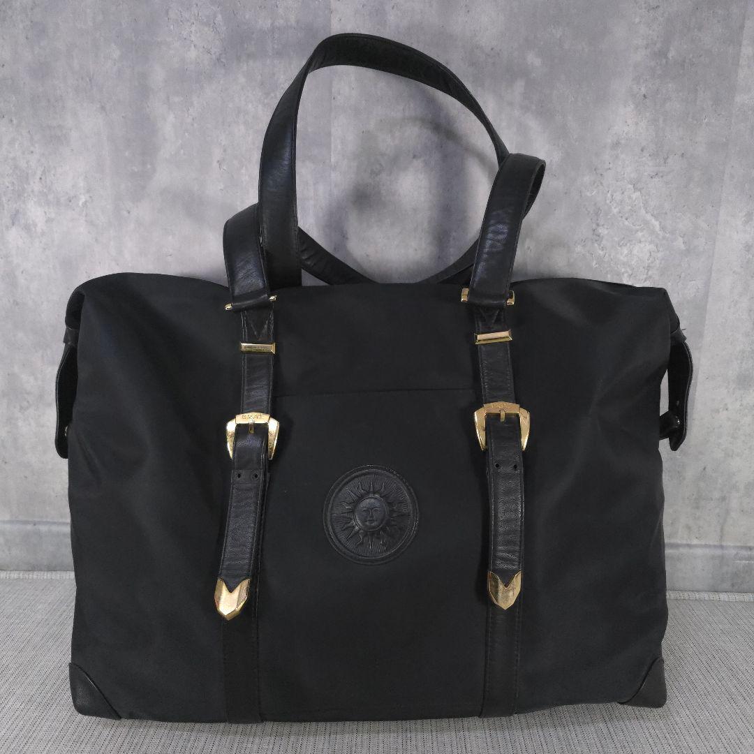 VERSACE　ヴェルサーチ ボストンバッグ トートバッグ 太陽神 サンバースト Yahoo!オークション -「ヴェルサーチ バッグ 太陽」の落札相場・落札価格