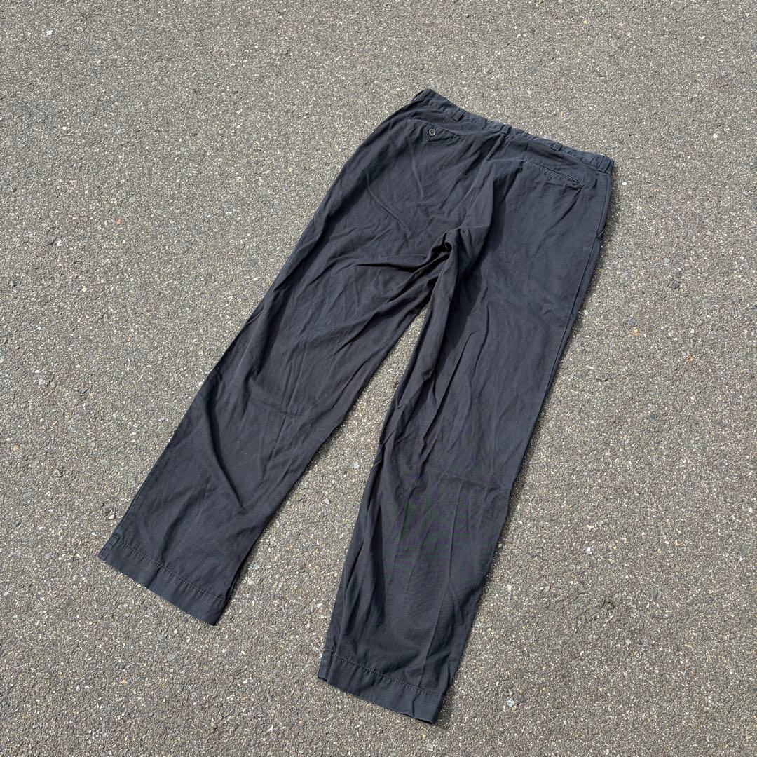 90's ラルフローレン チノパン ポロチノ ツータック 黒 ブラック