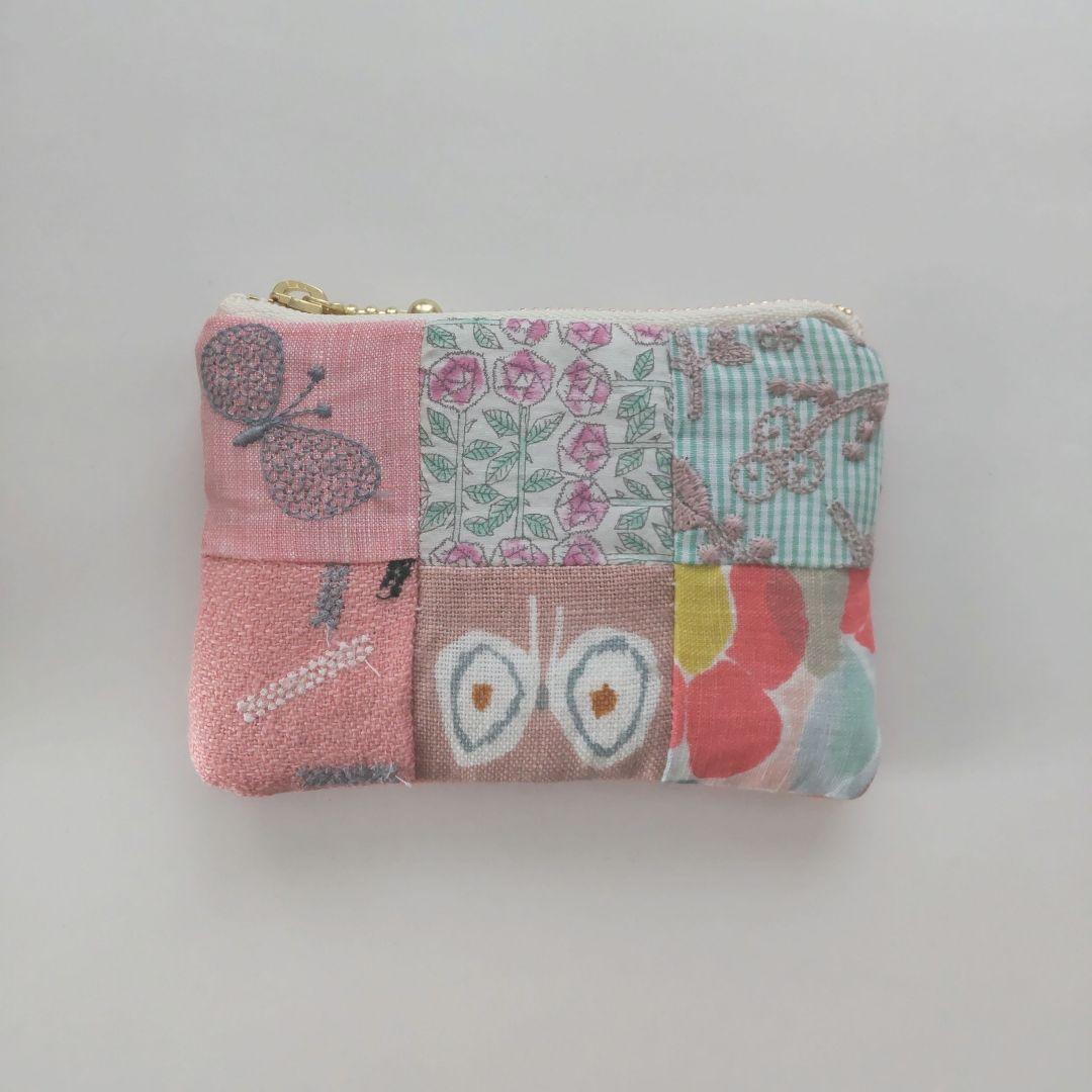 ミナペルホネン ハンドメイド パッチワーク ミニポーチ - メルカリ