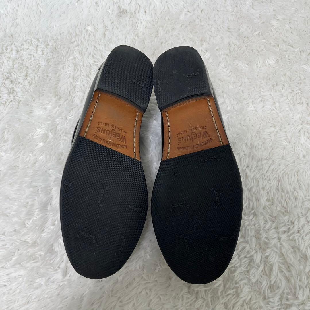 【未使用級】 G.H.BASS タッセルローファー 23.5cm フリンジ 本革