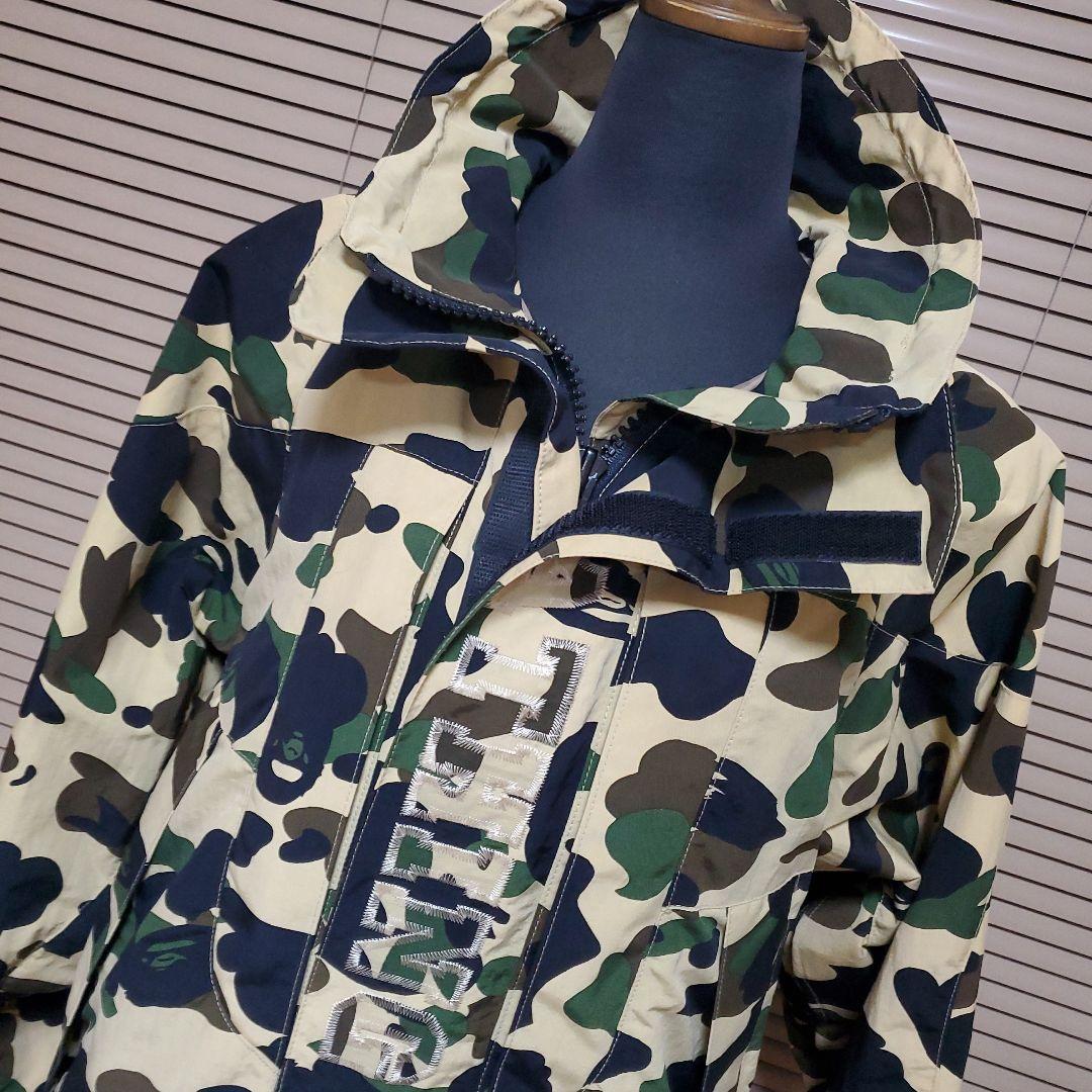 初期APE スノボジャケット イエローカモ NIGO期 ショート丈 日本製