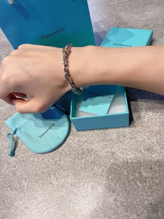 Tiffany ティファニー メイカーズ ナロー チェーン ブレスレット 18K