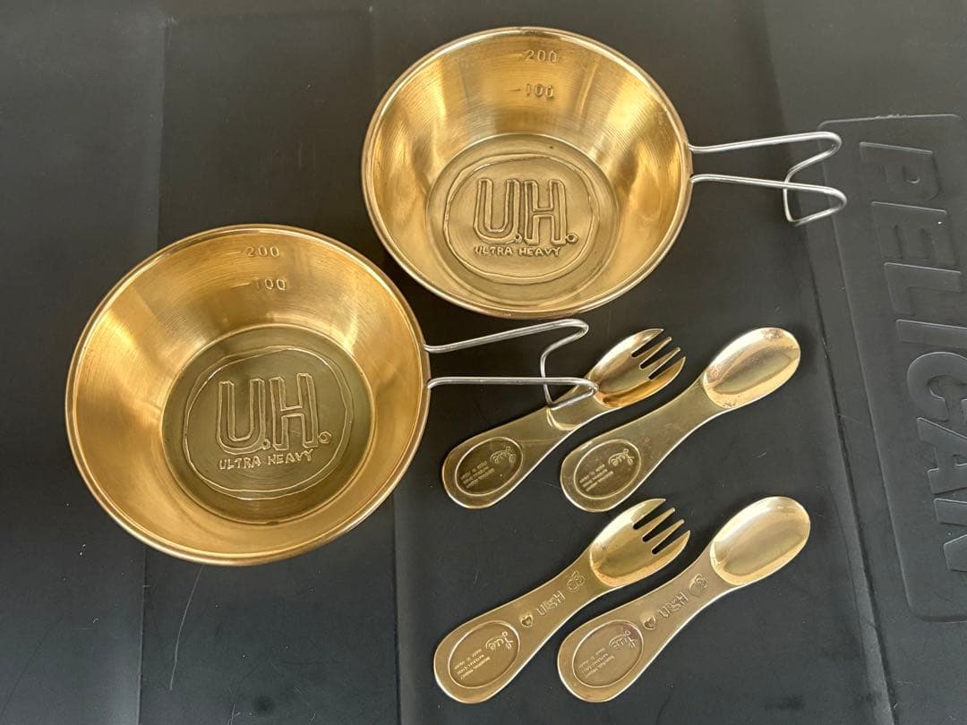 ultra heavy × Lue 真鍮シェラカップセット Lue × ULTRAHEAVY Sierra Cup