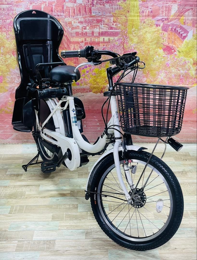 ZK3461 電動自転車 ブリヂストン ビッケ 子供乗せ 20インチ 送料無料