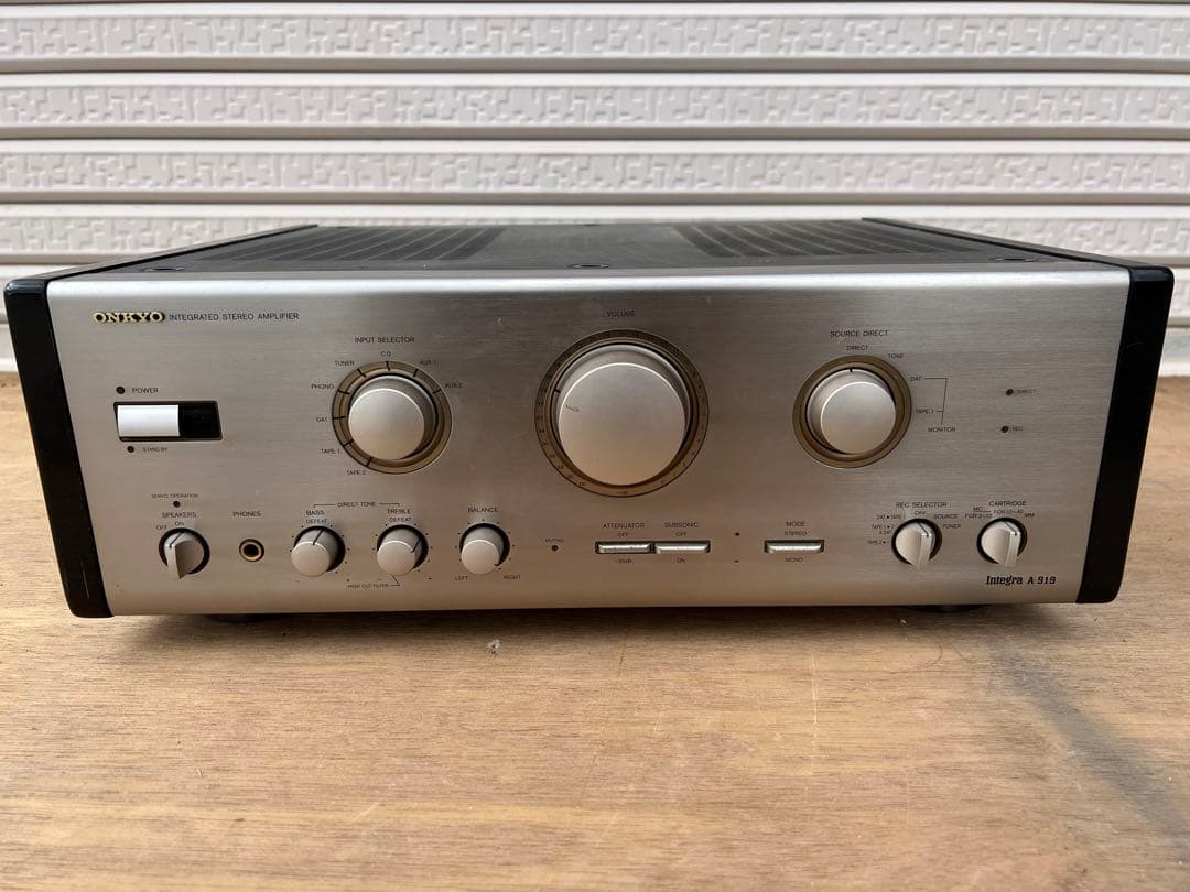 ふ*K様 【O-171】ONKYO オンキヨー アンプ INTEGRA A 91 O-171】ONKYO オンキヨー アンプ INTEGRA A 919 - メルカリ