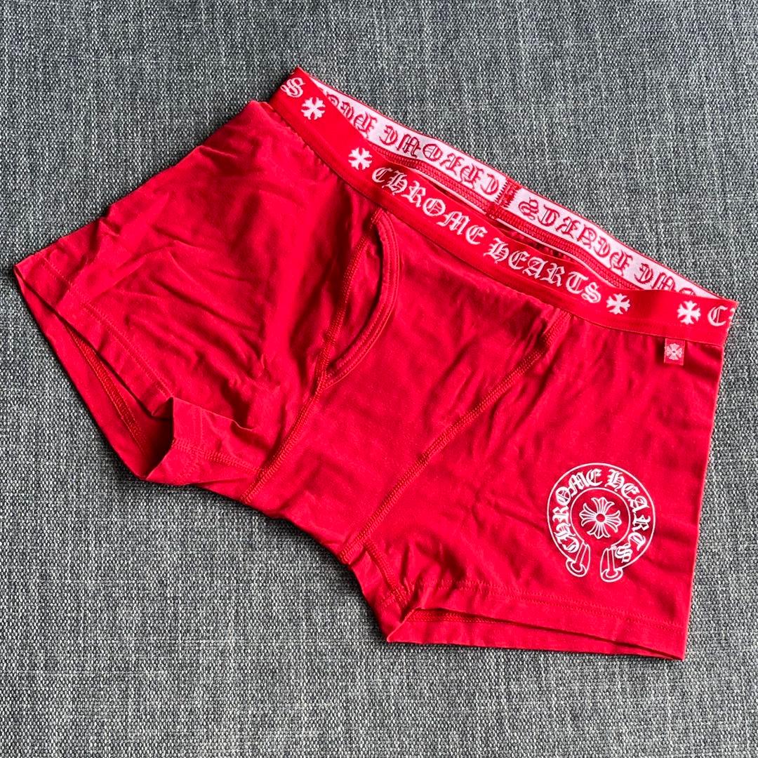 新品正規品 Chrome Hearts ショート ボクサー ブリーフ レッド M