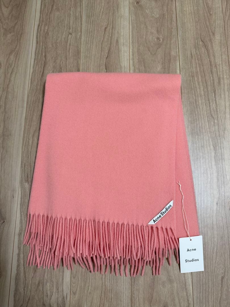 新品未使用　アクネストゥディオズ　マフラー　ピンク 中古・古着通販】ACNE STUDIOS (アクネ ストゥディオス) マフラー