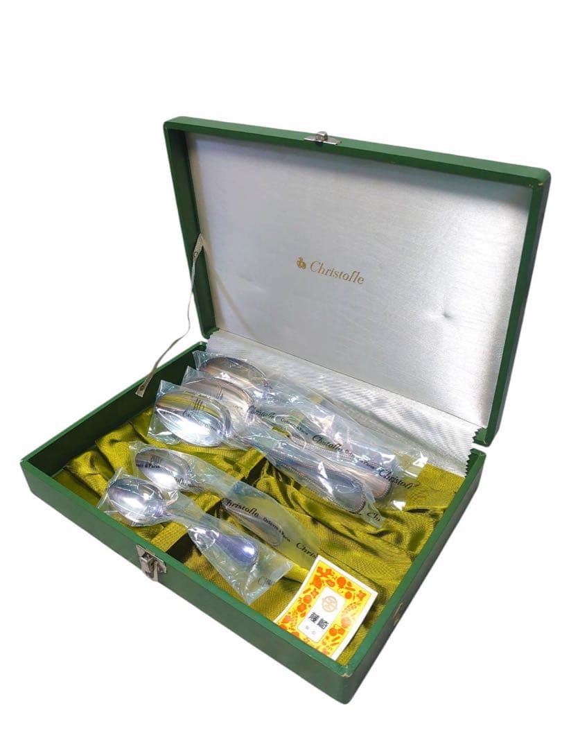 Christofle クリストフル パール　スプーン 5本セット クリストフル パールシリーズ カトラリー 各5本セット計15本 未開封 未