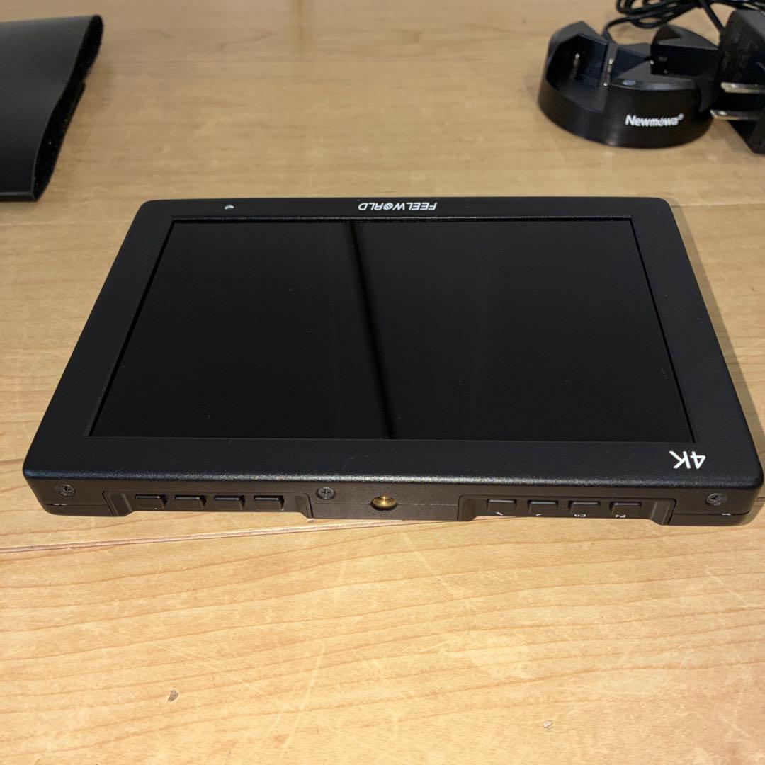 バッテリー3つセット7インチ 液晶モニター4K （FEELWORLD T7