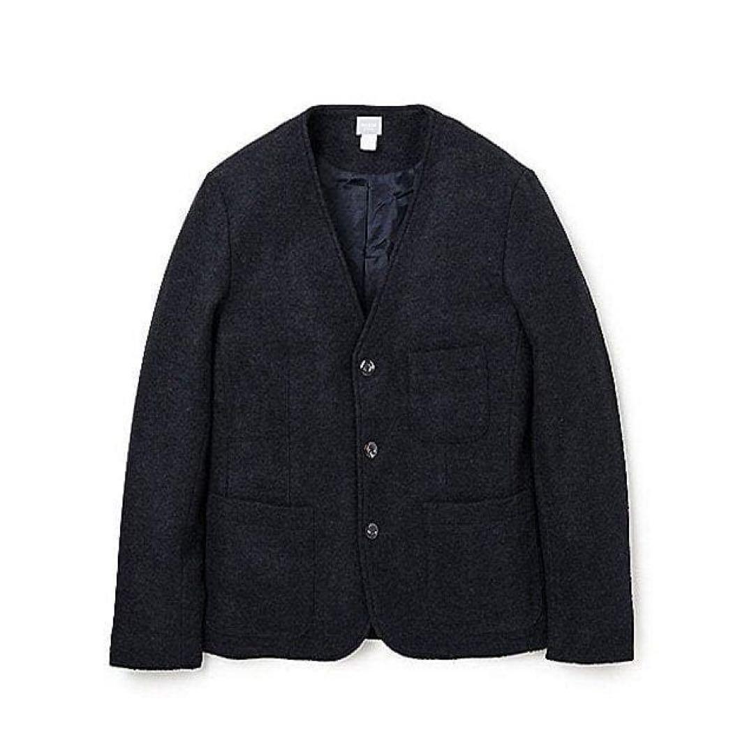 新品 DELUXE GALLERY ブークレー ノーカラー ジャケット ブークレーノーカラージャケット|allureville OFFICIAL SITE / ONLINE