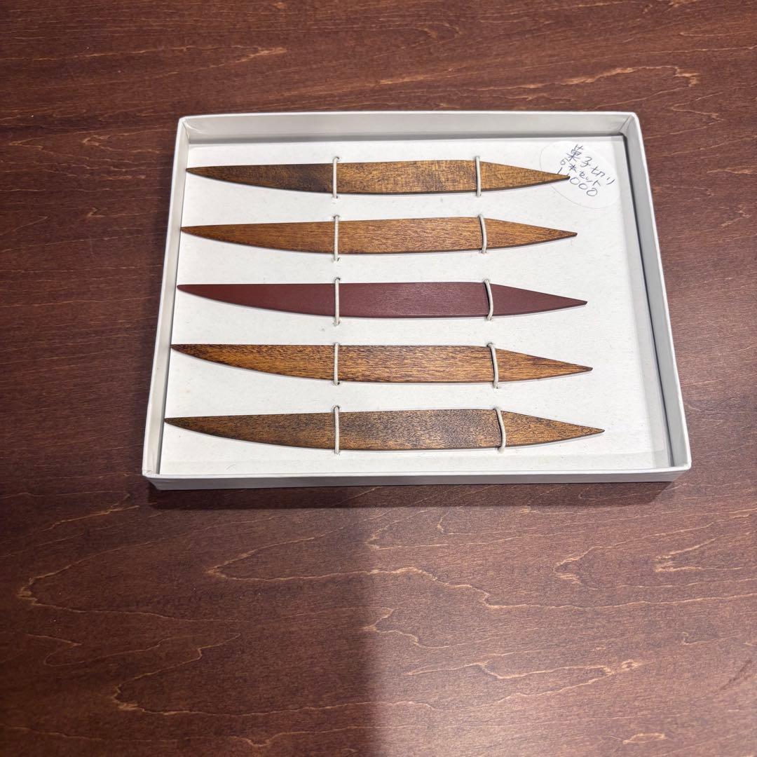 輪島キリモト　菓子切り5本セット 和菓子切りセット／輪島キリモト｜愛着を持ってずっと使いたいモノを