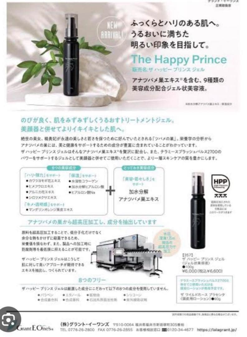 新品】184000円グラントイーワンズ美顔器テラミースプラッシュパルス