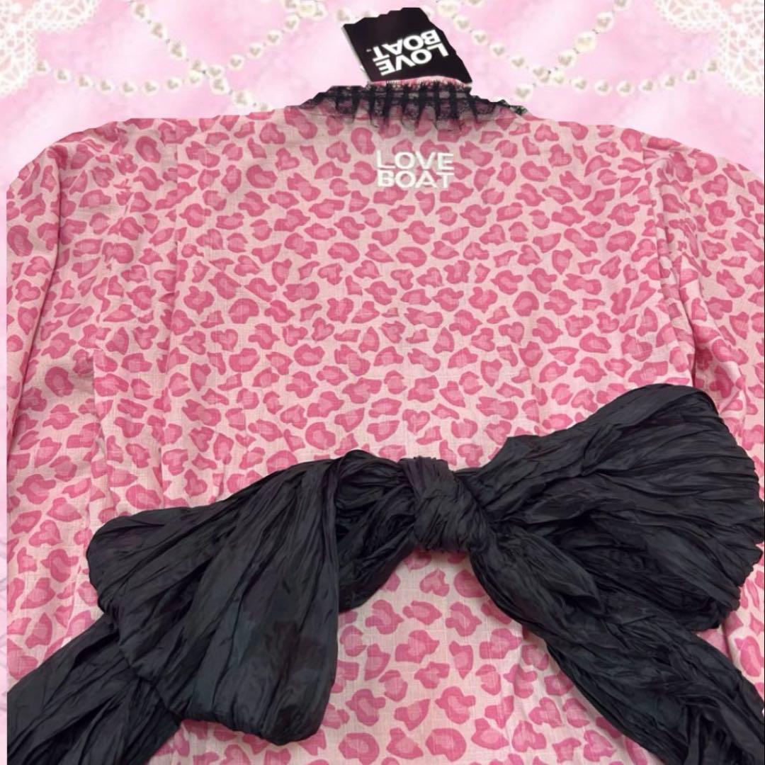 新品浴衣ドレス★ヒョウ柄ピンク黒★姫ギャル平成ギャルy2kレオパードSMおそろい