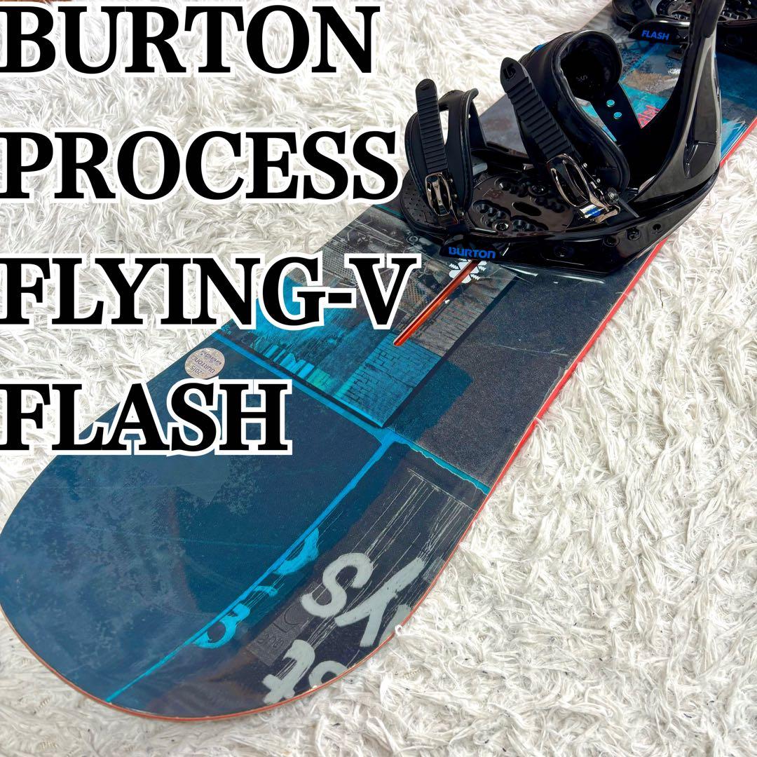 ✨BURTON✨PROCESS × FLASH セット 152 Sサイズ Burton Process Camber Snowboard 2026 – THE SKI MONSTER