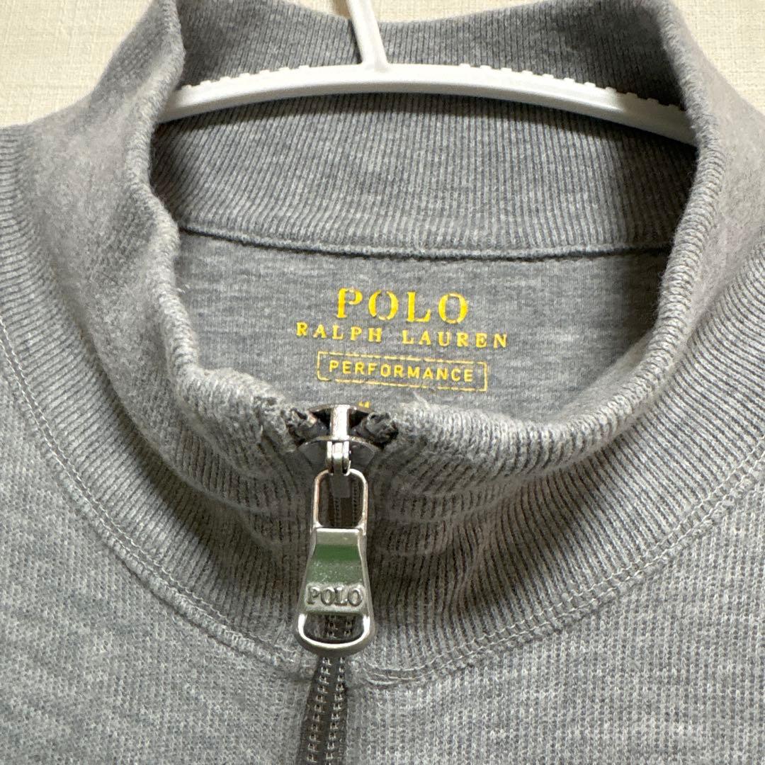 Polo Ralph Lauren グレー ジップアップパーカー - メルカリ