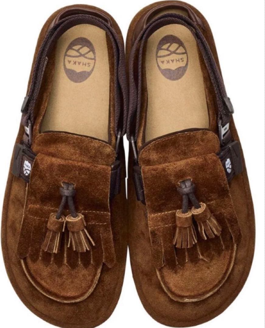 SHAKA モック タッセル スエード サンダル　25cm SHAKA（シャカ） サンダル SHAKA MOC MULE TASSEL SUEDE モック