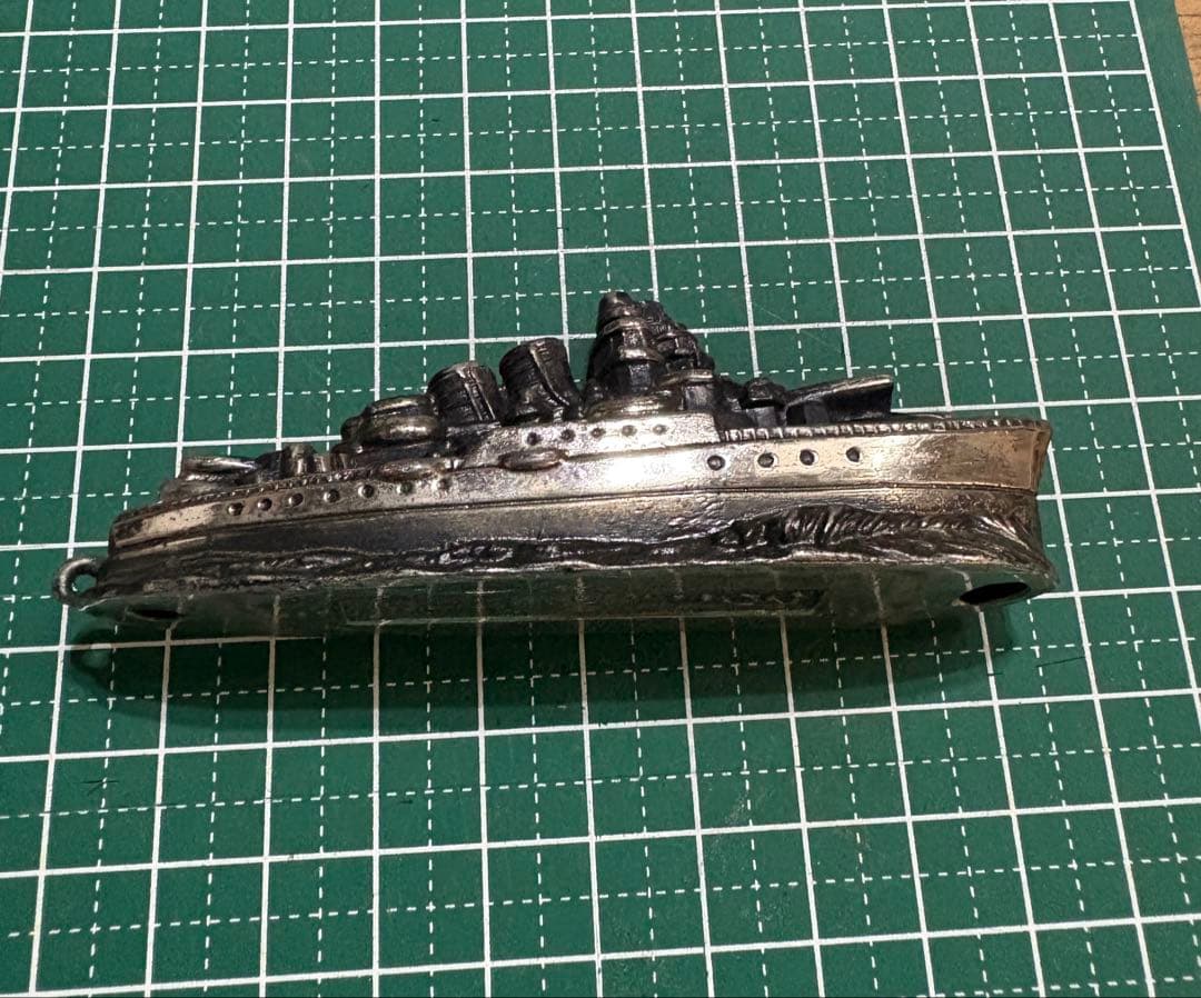 グリコ おまけ 金属製 昭和レトロ 戦艦 軍艦 - メルカリ