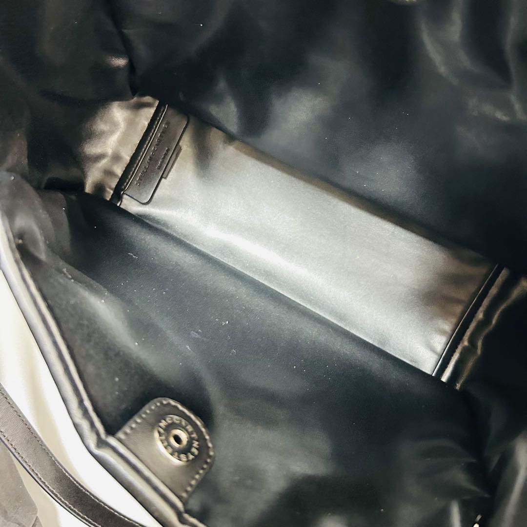 STELLAMcCARTNEY リネン×レザー2WAY ハンドバッグ ベージュ系 - メルカリ