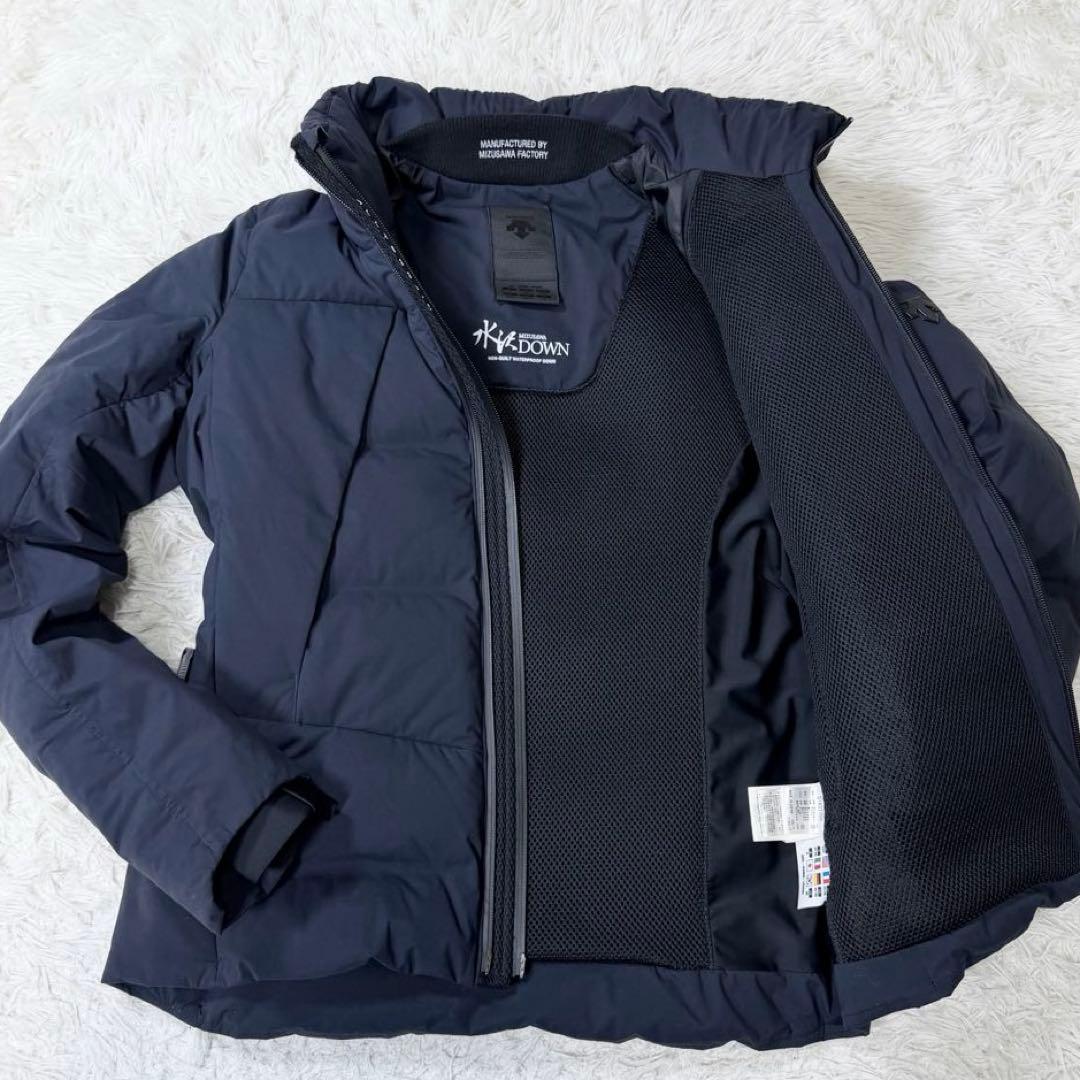 【美品】水沢ダウン　オルテライン　レジリエント　ジャケット　ネイビー　定価12万 DESCENTE ALLTERRAIN/デサント オルテライン MIZUSAWA DOWN OVERSIZED