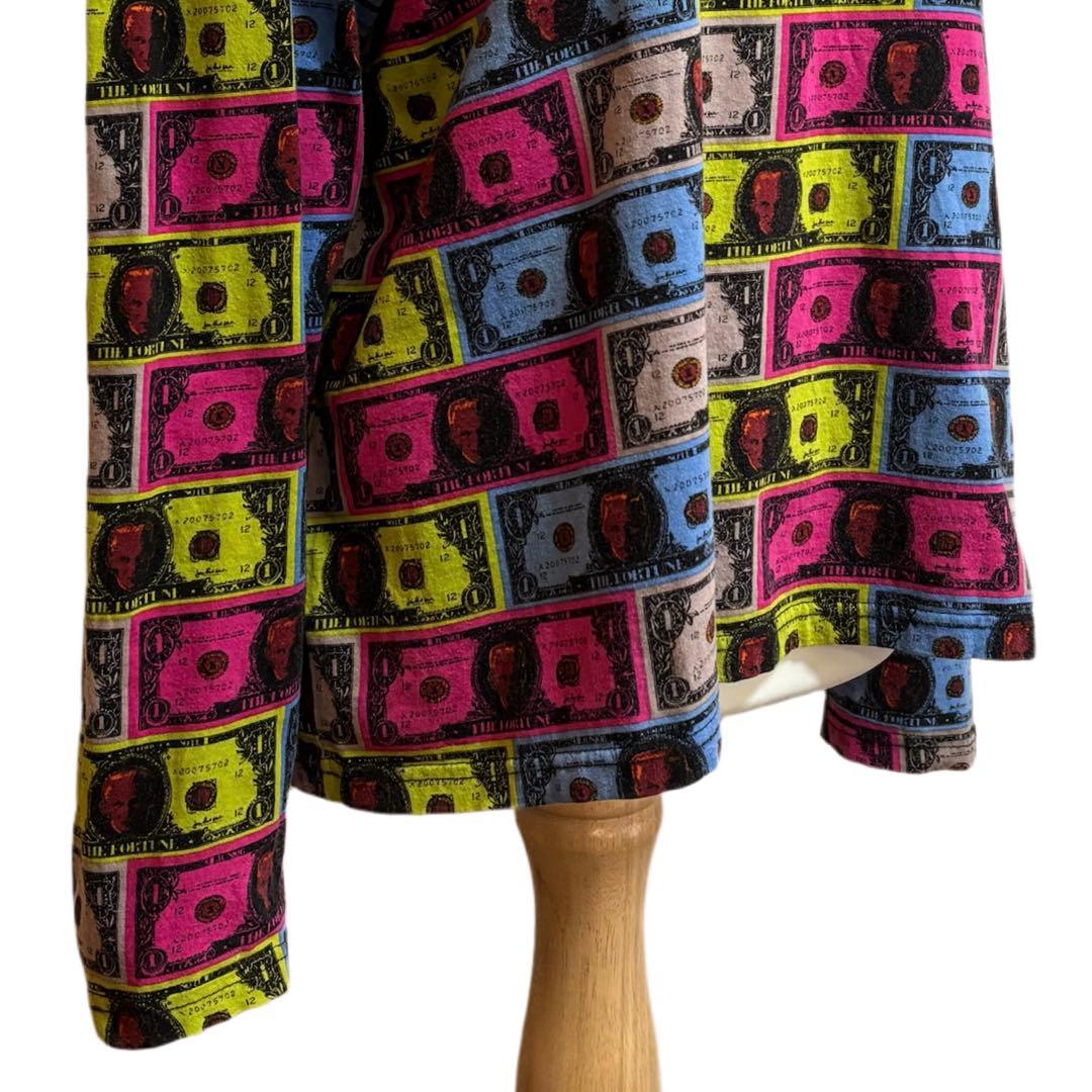 【JUNIOR GAULTIER】 総柄プリント ロングスリーブT ユニセックス