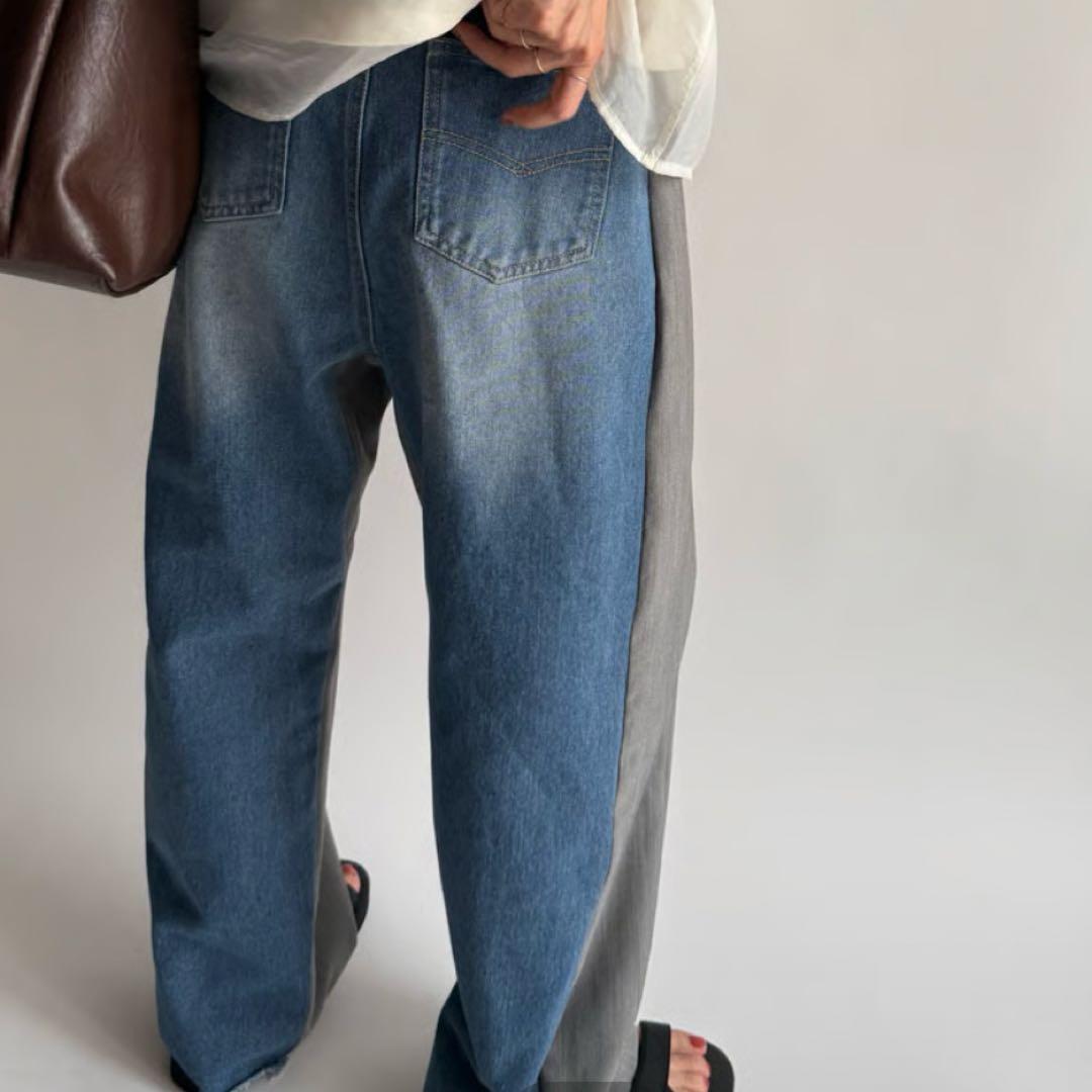 arulle アリュール ハーフ＆ハーフデニムパンツ 新品 half & half denim pants | ARULLE