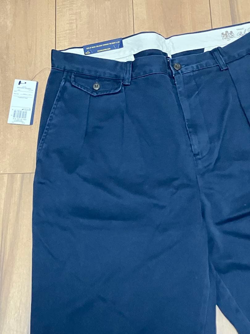 現行タグポロチノタグ復刻】ラルフローレン 2タック ワイド リラックス