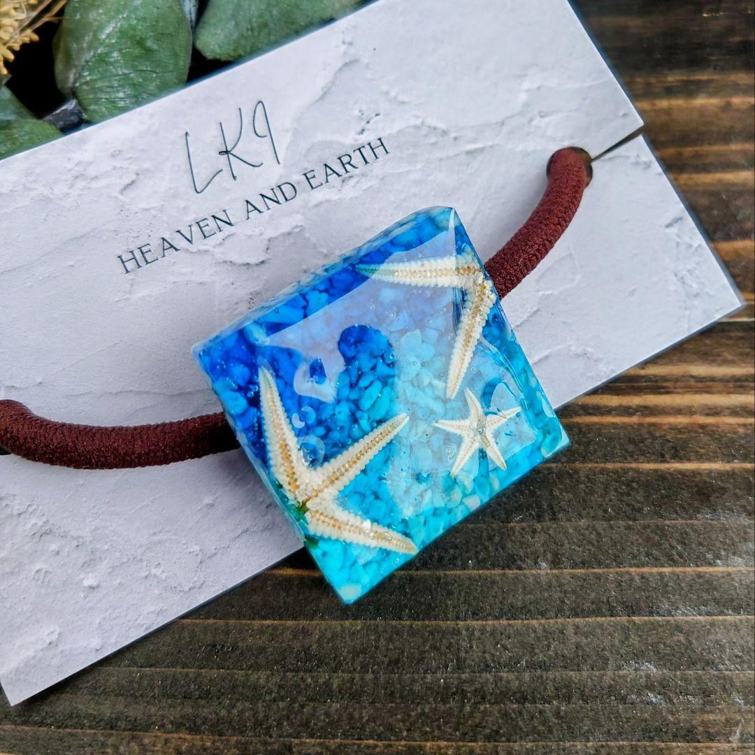 海辺のヘアゴム - メルカリ