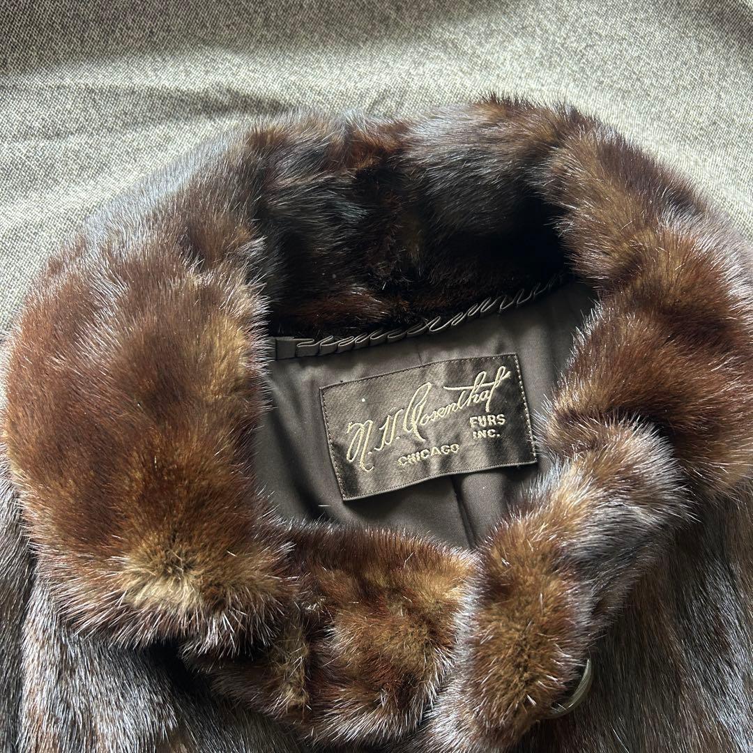 N.H.Rosenthal ミンクファー ロングコート シカゴ製