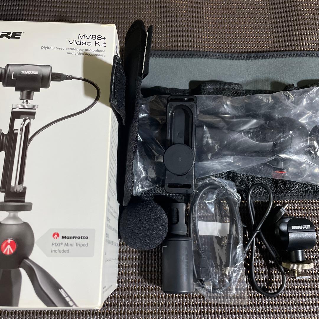 SHURE MV88+ Video Kit コンデンサーマイク - メルカリ