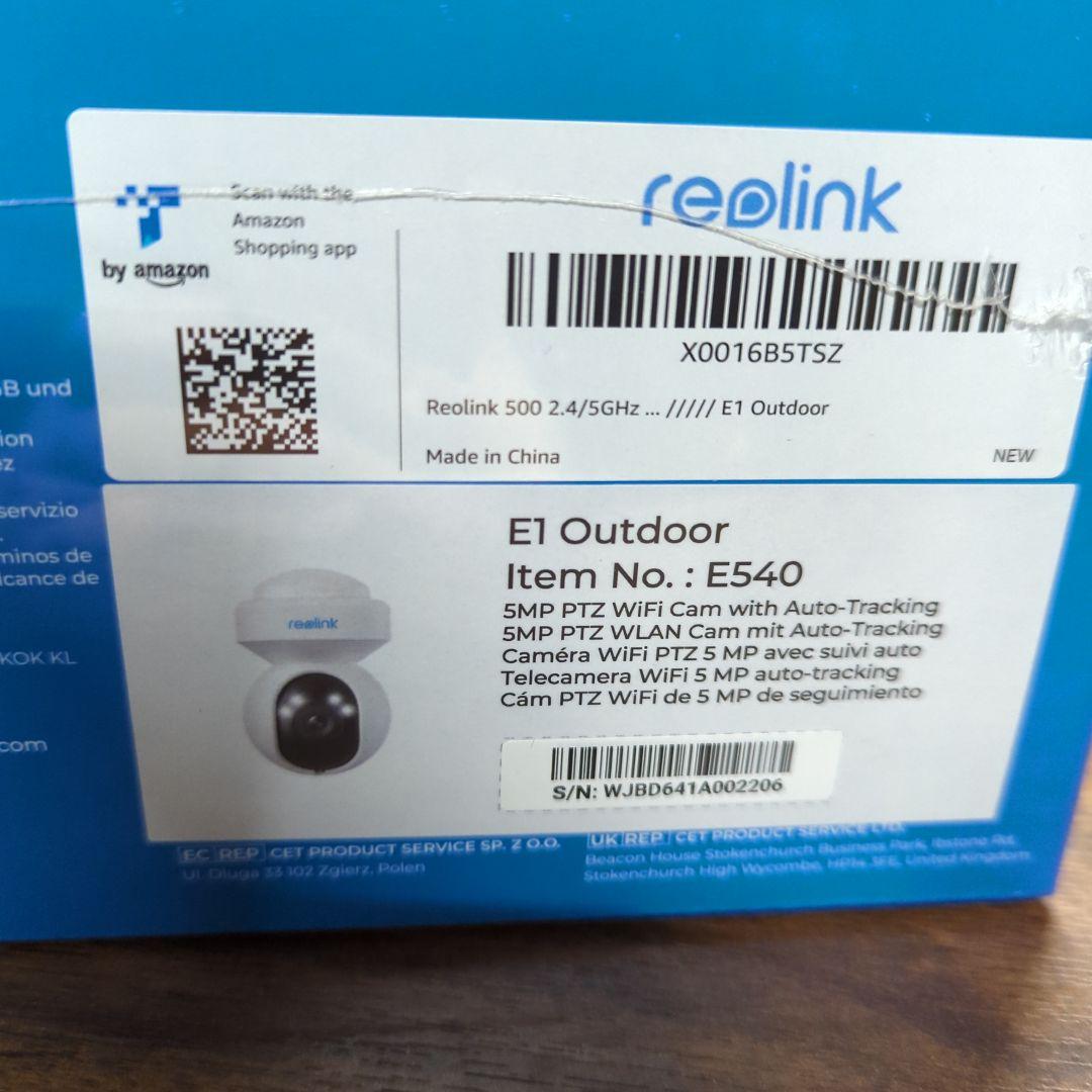 2点Reolink 防犯カメラ 屋外 3倍光学ズーム E1 Outdoor 新品 - メルカリ