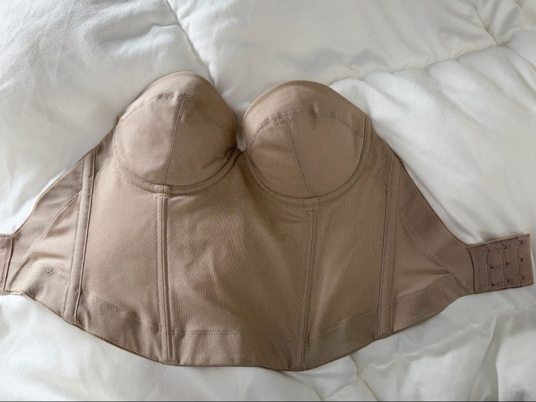 ストラップレス ブライダルインナー ベージュ - メルカリ