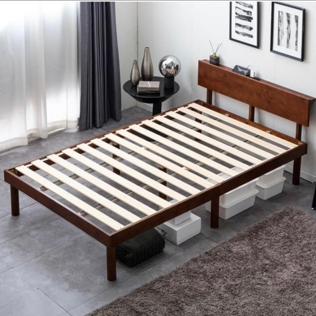 北欧\"天然木パイン\"シングルすのこベッド⭐︎新品 ≪累計80万台突破≫ [シングル] 北欧パイン すのこベッド ベッド