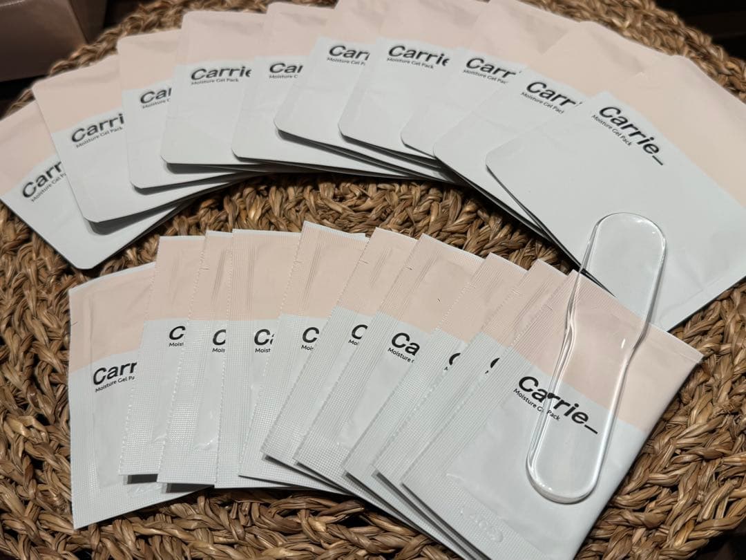 Carrie キャリー　炭酸パック　12回分　スパチュラ付き　河村真木子 Carrie_ モイスチャーゲルパック 炭酸パック 河村真木子 7セット
