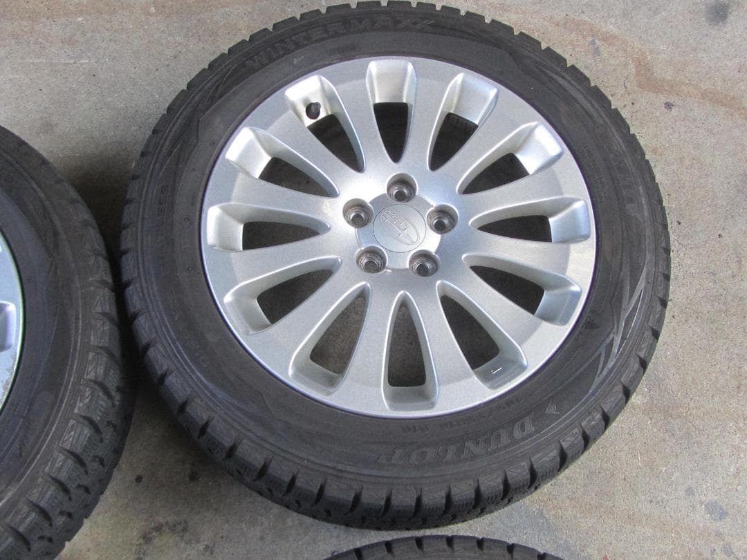 スバル純正 205/55R16 スタッドレス ダンロップ インプレッサ レガシィ