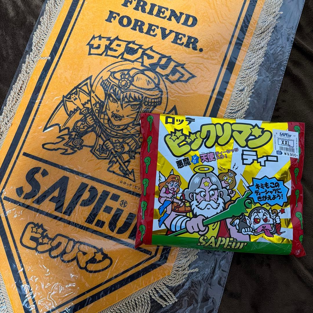 SAPEur サプール ビックリマン ロンT XXL タペストリーセット - メルカリ