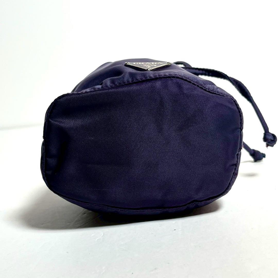 希少カラー】プラダ 巾着バッグ ポーチ テスートナイロン ドロー