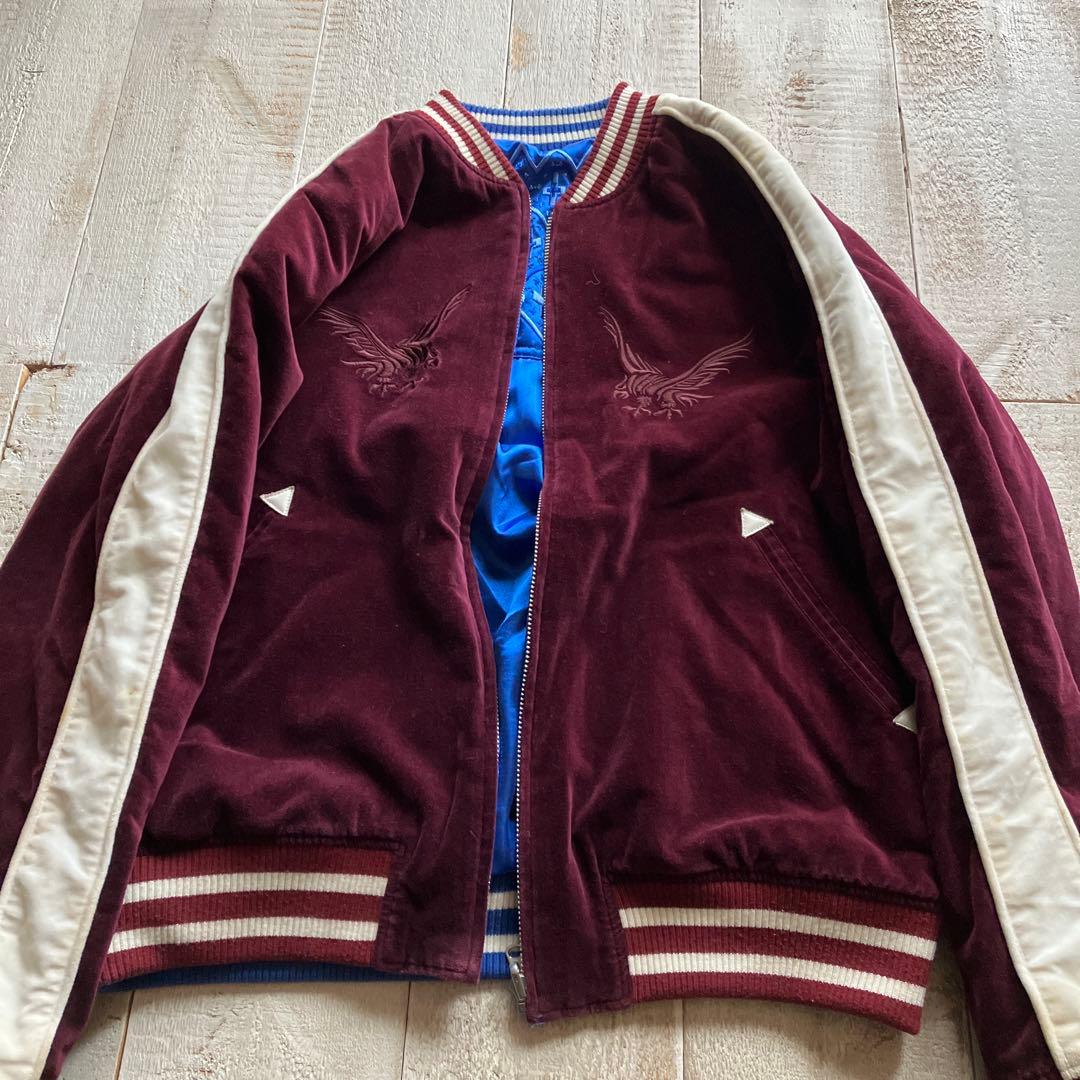 whiz limited スカジャン L ベロア リバーシブル - メルカリ