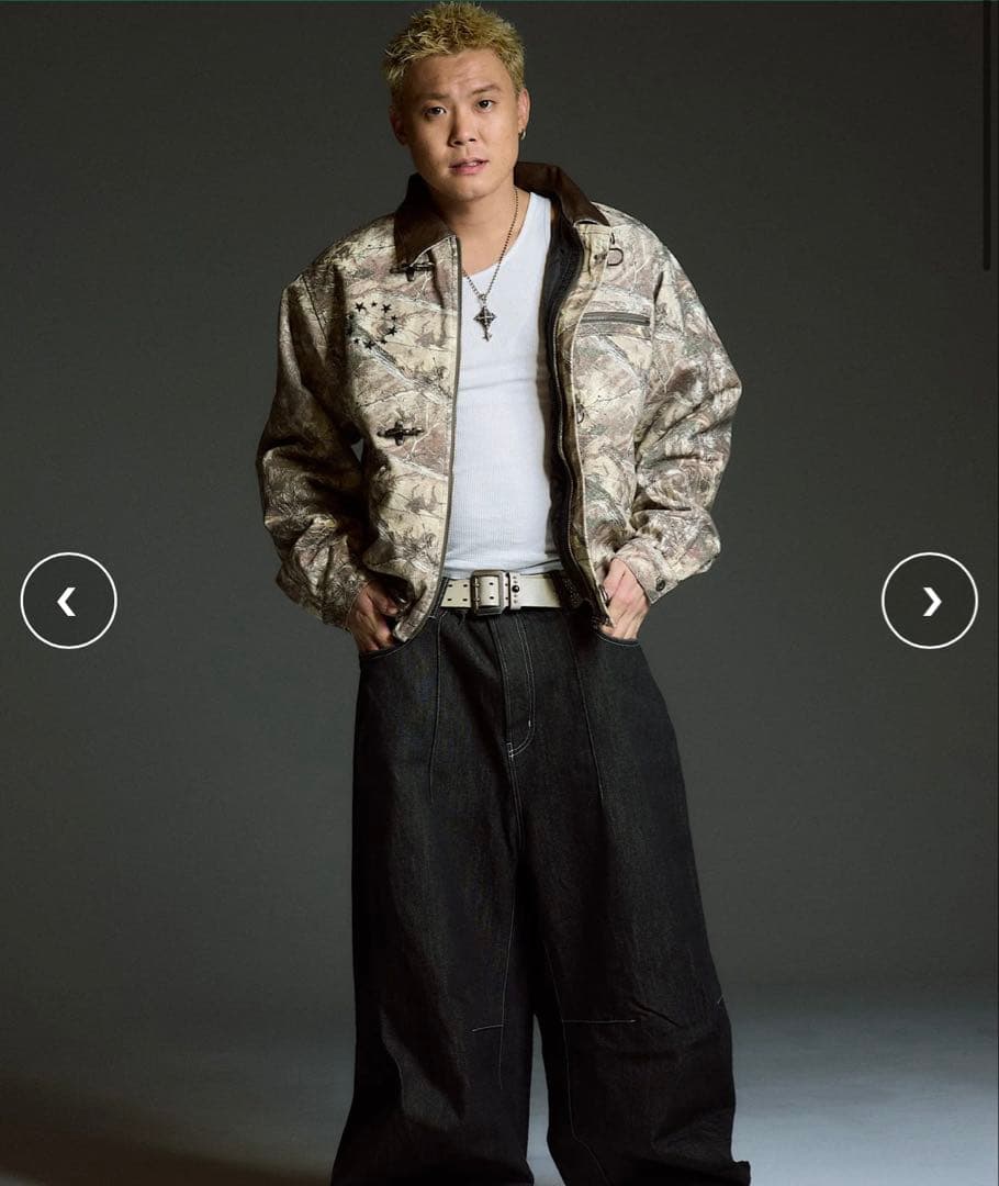 That's Lifeリアルツリー柄 ファイヤーマンジャケット