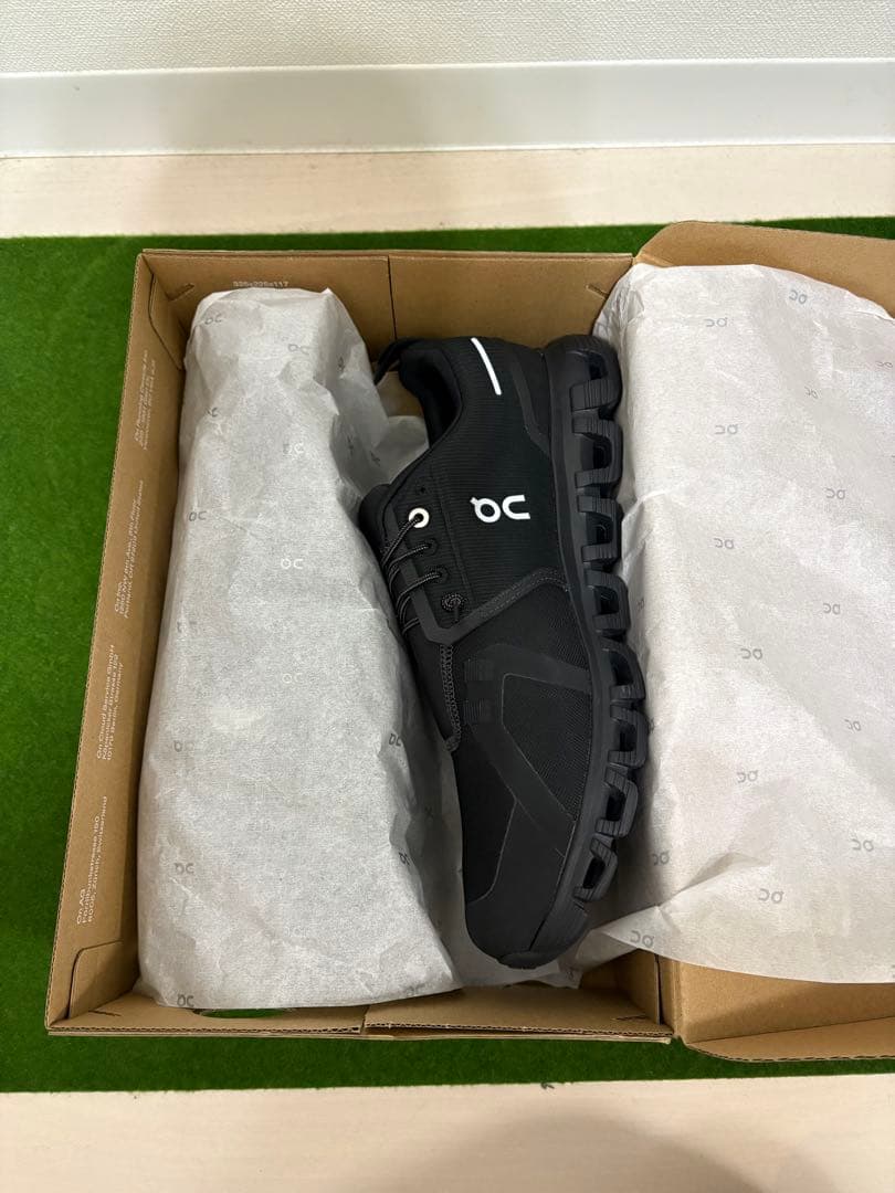 On cloud6WP ブラック　27.5cm 新品未使用品