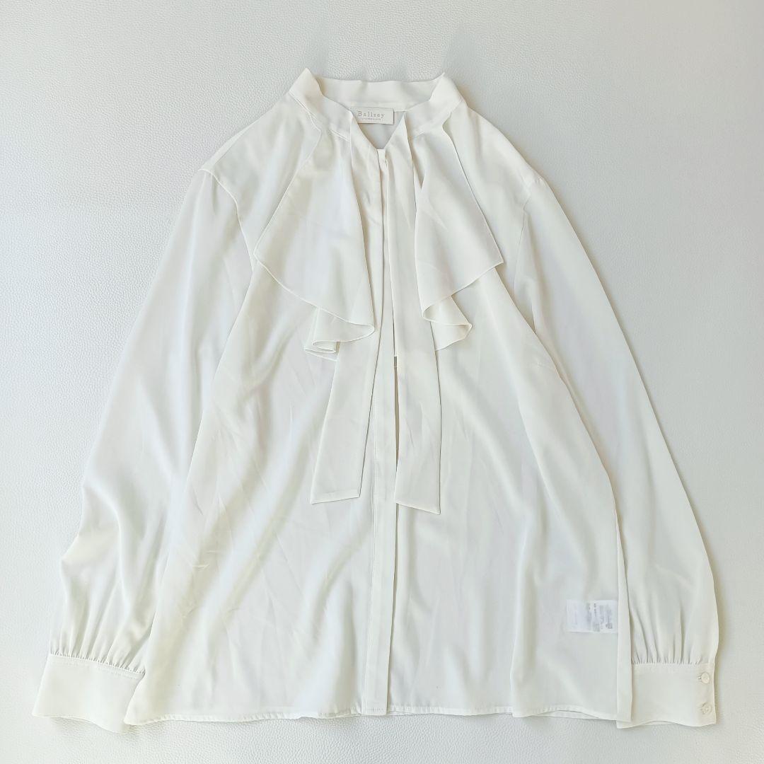 ほぼ未使用✨《ボールジィ》クリアデシンフリルボウタイブラウス