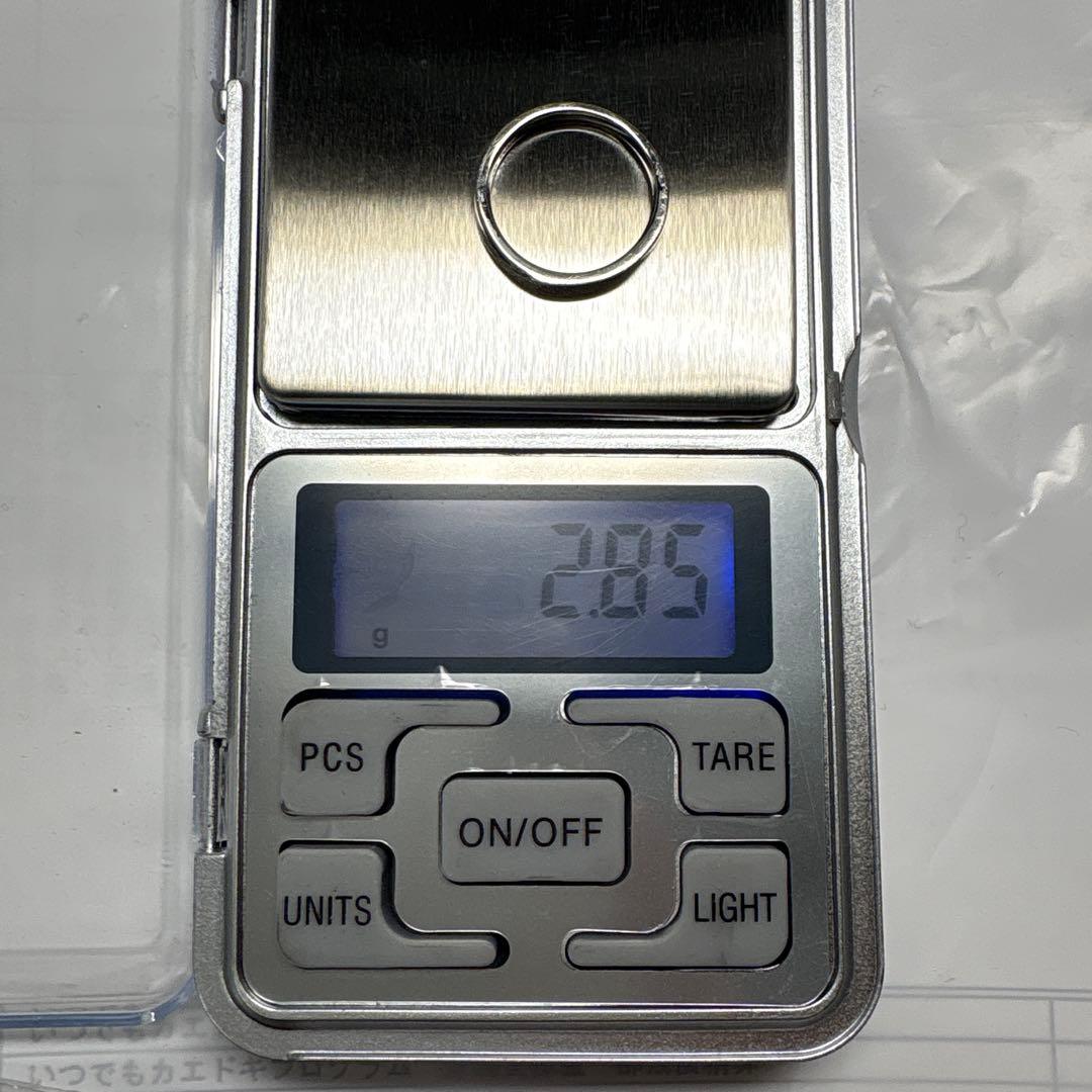 BLOOM】ブルーム プラチナ900ダイアモンドストレートリング6.5号