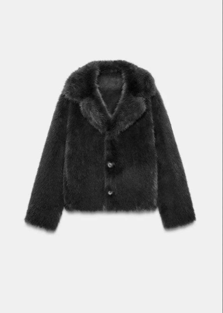 ZARA リバーシブル ショートフェイクファーコート XS 新品 - メルカリ