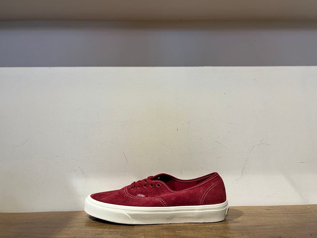 VANS AUTHENTIC SUEDE RED US正規品 赤箱 26.5cm